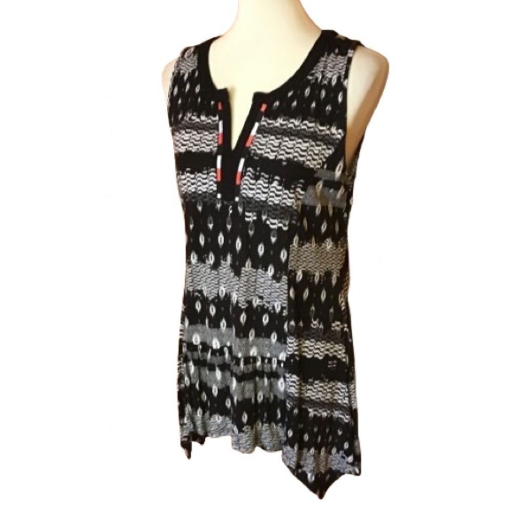 Symmetry ethnic vibes summer tank top